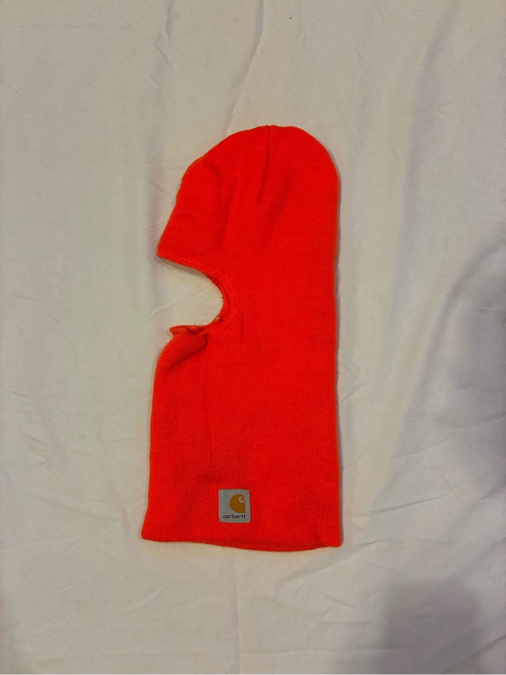 Carhartt Orange Knit Balaclava Hood